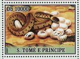 Snakes Stamp Eggs Nest Reptiles Serpent Souvenir Sheet MNH #3024-3027