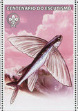 Fish Stamp Chaetodon Lineolatus Osphronemidae Climatius S/S MNH #3012-3015