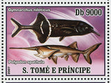 Fish Stamp Chaetodon Lineolatus Osphronemidae Climatius S/S MNH #3012-3015