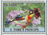 Butterflies Stamp Lizard Insects Euclidia Glyphica Leiothrix Lutea S/S MNH #3016