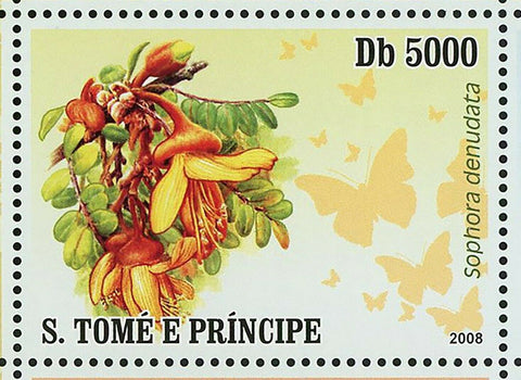 Medicinal Plants Stamp Dodonaea Viscosa Sephora Denudata S/S MNH #3364-3369