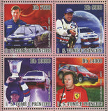 Colin McRae Stamp Cars Races Sport Rally Championship S/S MNH #3128-3131