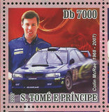 Colin McRae Stamp Cars Races Sport Rally Championship S/S MNH #3128-3131