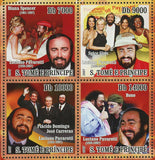 Luciano Pavarotti Stamp Diana Spice Girls Placido Domingo Bono S/S MNH #3133-313