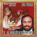 Luciano Pavarotti Stamp Diana Spice Girls Placido Domingo Bono S/S MNH #3133-313