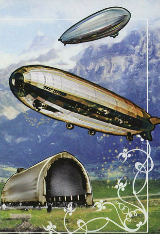Dirigibles Models Stamp LZ 127 Graf Zeppelin Alps LZ2 Rothenburg S/S MNH #3601