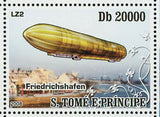 Dirigibles Models Stamp LZ 127 Graf Zeppelin Alps LZ2 Rothenburg S/S MNH #3601