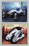 Futuristic Concept Cars Stamp Audi A9 Honda 3R-C Peugeot Touch Concept S/S MNH