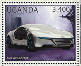 Futuristic Concept Cars Stamp Audi A9 Honda 3R-C Peugeot Touch Concept S/S MNH
