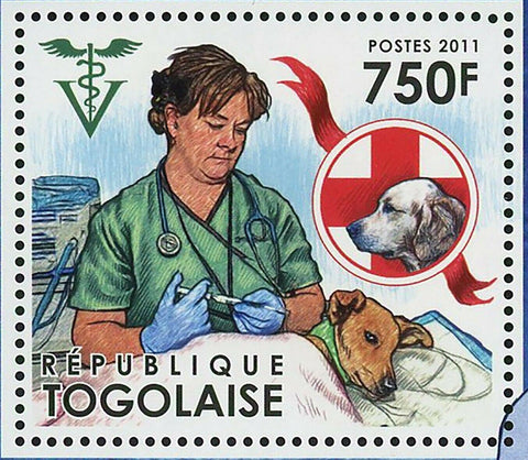World Veterinary Year 2011 Stamp Dogs Pet Domestic Animal S/S MNH #4100-4105