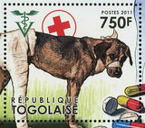 World Veterinary Year 2011 Stamp Dogs Pet Domestic Animal S/S MNH #4100-4105