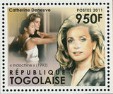 The French Actresses Stamp Laetitia Casta Brigitte Bardot Catherine Deneuve S/S