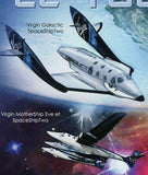 Space Tourism Stamp Virgin Galactic Spaceshiptwo MotherShip Eve S/S MNH