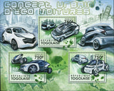 Urban Concept for "Green Cars" Stamp Transportation S/S MNH #4349-4351