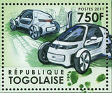 Urban Concept for "Green Cars" Stamp Transportation S/S MNH #4349-4351