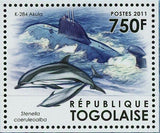 Submarines & Dolphins Stamp HMS Astute S119 K-284 Akula S/S MNH #4337-4339