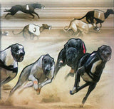 Racing Greyhounds Stamp Dogs Race Souvenir Sheet MNH #4317-4319