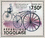 The Evolution of Bicycles Stamp Transportation John Kemp Starley S/S MNH #4341