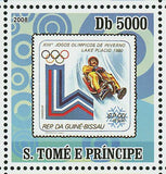 Olympic Games on Stamps Basketball Skiing Lake Placid S/S MNH #3476-3479