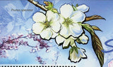 Japanese Cherry Trees Stamp Mount Fuji Prunus Subhirtella Autumnalis S/S MNH