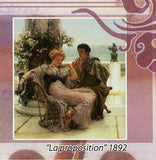Lawrence Alma-Tadema Stamp La proposition Les inconscientes S/S MNH #4008/Bl.611