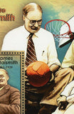 James Naismith Stamp Michael Jordan Basketball Invention S/S MNH #4028 / Bl.615