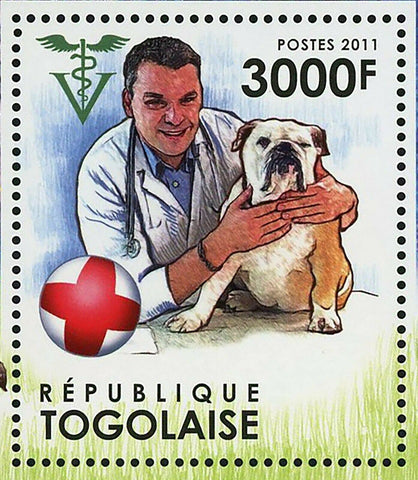 World Veterinary Year 2011 Stamp Dogs Medicine First Aid Animals S/S MNH #4106