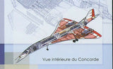Concorde Stamp First Commercial Flight of Concorde Airplane S/S MNH #4257-4259