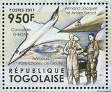 Concorde Stamp First Commercial Flight of Concorde Airplane S/S MNH #4257-4259
