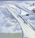Concorde Stamp First Commercial Flight of Concorde Airplane S/S MNH #4257-4259