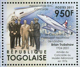 Concorde Stamp First Commercial Flight of Concorde Airplane S/S MNH #4257-4259