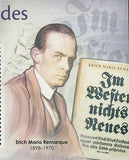 German Celebrities Stamp Johann Wolfgang Friedrich Nietzsche S/S MNH #4312-4314