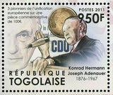 German Celebrities Stamp Johann Wolfgang Friedrich Nietzsche S/S MNH #4312-4314