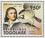 John James Audubon Stamp Birds Colaptes Auratus Strix Varia S/S MNH #4237-4239