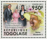 Queen Elizabeth Stamp 60th Year Coronation Queen Elizabeth II S/S MNH #4253-4255