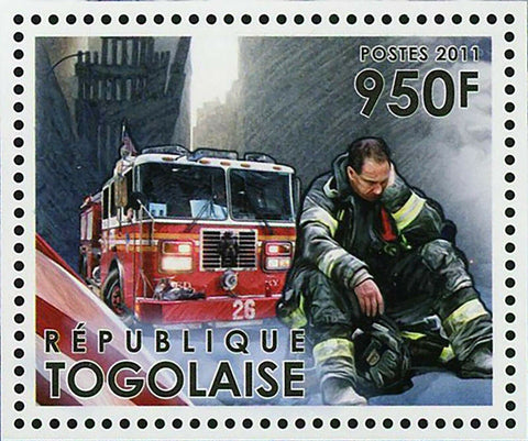 9/11 Stamp Historical Event September Eleven  9/11/2011 S/S MNH #4261-4263