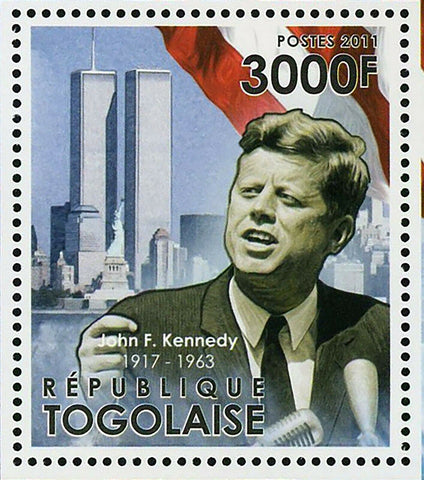 9/11 Stamp Historical Event John F Kennedy S/S MNH #4264 / Bl.662