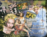 The American Actresses Stamp Marlene Dietrich Souvenir Sheet MNH #4244 / Bl.657