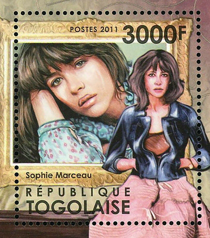 The French Actresses Stamp Sophie Marceau Souvenir Sheet MNH #4272 / Bl.664