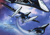 Space Tourism Stamp Virgin Galactic Richard Branson S/S MNH #4356 / Bl.685