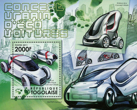Urban Concept for "Green Cars" Stamp Transportation Kia POP S/S MNH #4352/Bl.684