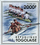 Boat Races Stamp Rafting Aviron Canoe Slalom Coastal Rowing S/S MNH #4328/Bl.678