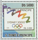Olympic Games on Stamps Moscow Sydney Los Angeles 94 S/S MNH #3472-3475