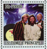 Bee Gees Stamp Music Band Greatest Hits Souvenir Sheet MNH #3287-3290