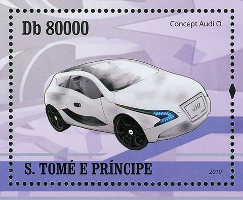 Modern Cars Stamp Audi R-Zero Mazda Furai Audi O Souvenir Sheet MNH #4357/Bl.749