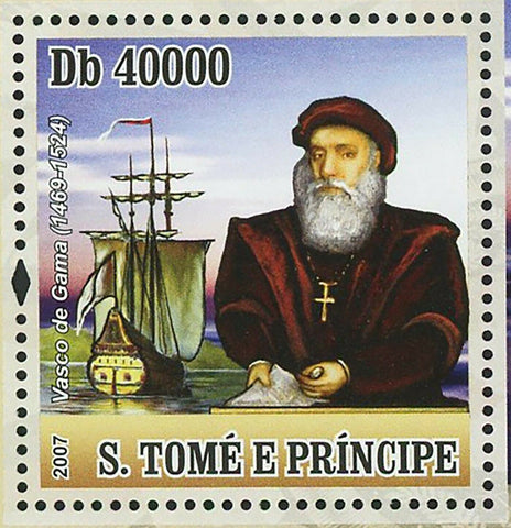 Discovery of India Stamp Vasco Da Gama Sail Ship Souvenir Sheet MNH #3190/Bl.620