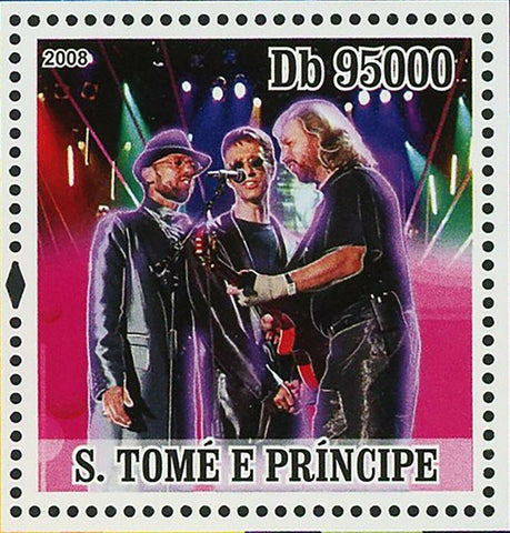 Bee Gees  Stamp Music Band Greatest Hits Souvenir Sheet MNH #3291 / Bl.629