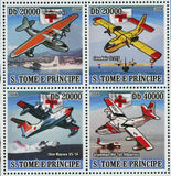 Rescue Flying Boats Stamp Red Cross Canadair CL-215 S/S MNH #3748-3751