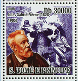 Jules Gabriel Verne Stamp French Novelist Poet Playwright S/S MNH #3703-3706