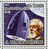 Jules Gabriel Verne Stamp French Novelist Poet Playwright S/S MNH #3703-3706